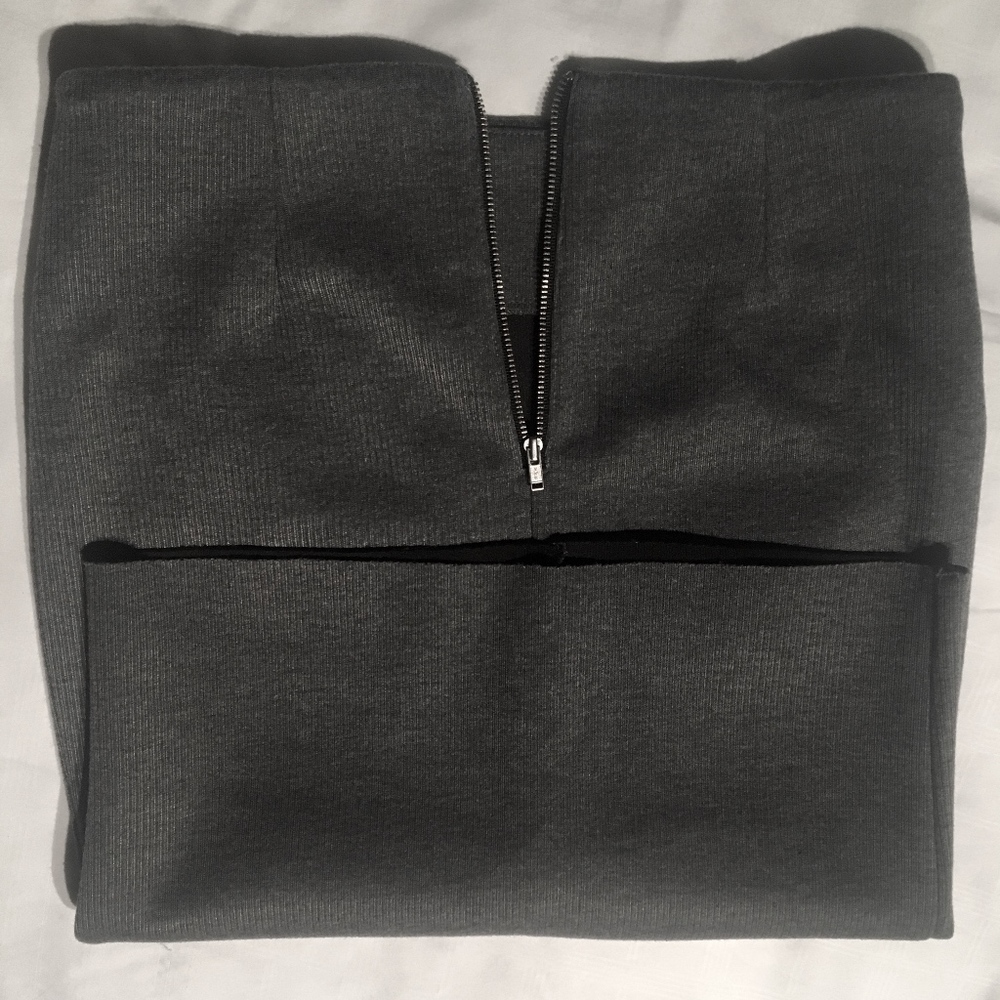 Gray Leith Pencil Skirt